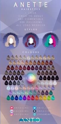 Галерея мода Прическа Anette Hairstyle #1